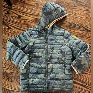 Gap Kids Recycled Lightweight Camouflage Puffer Jacket Sz Small